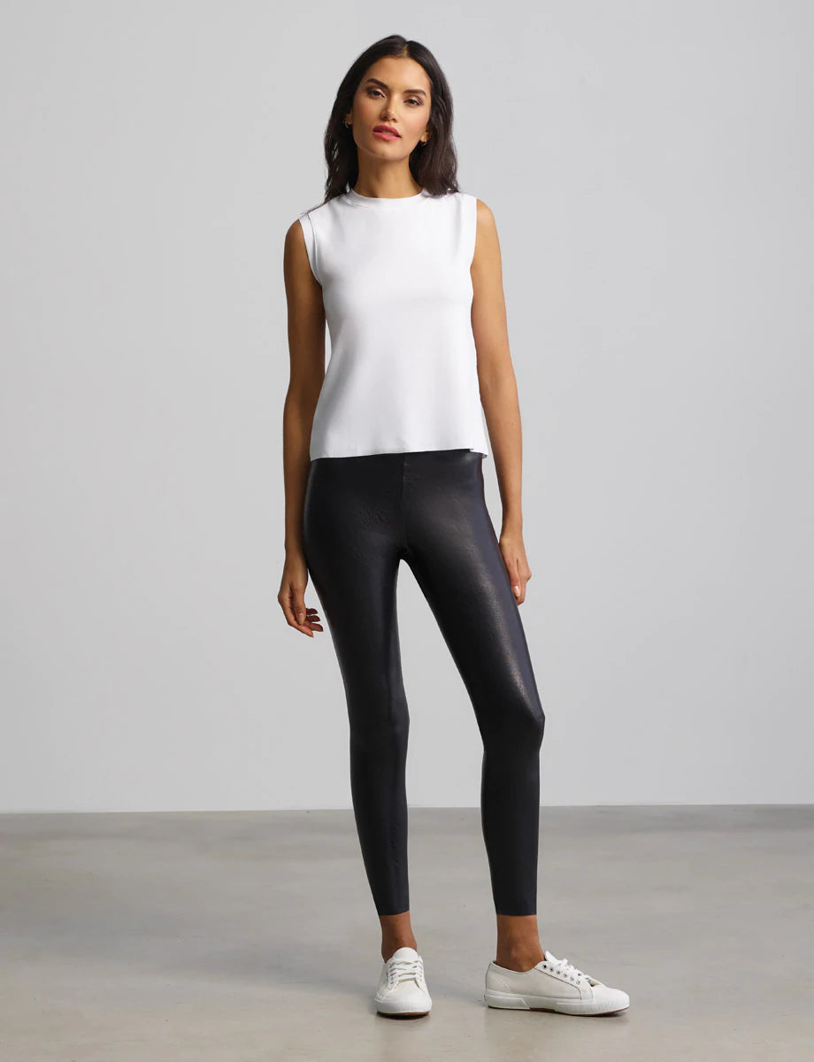 7/8 Faux Leather Legging