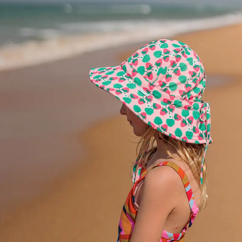 Acorn Swim Hat - Strawberry