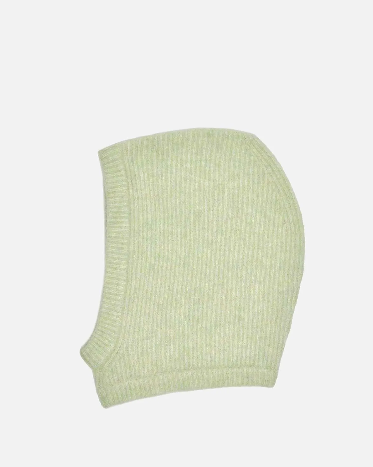 Alpaca Hood - Pale Green