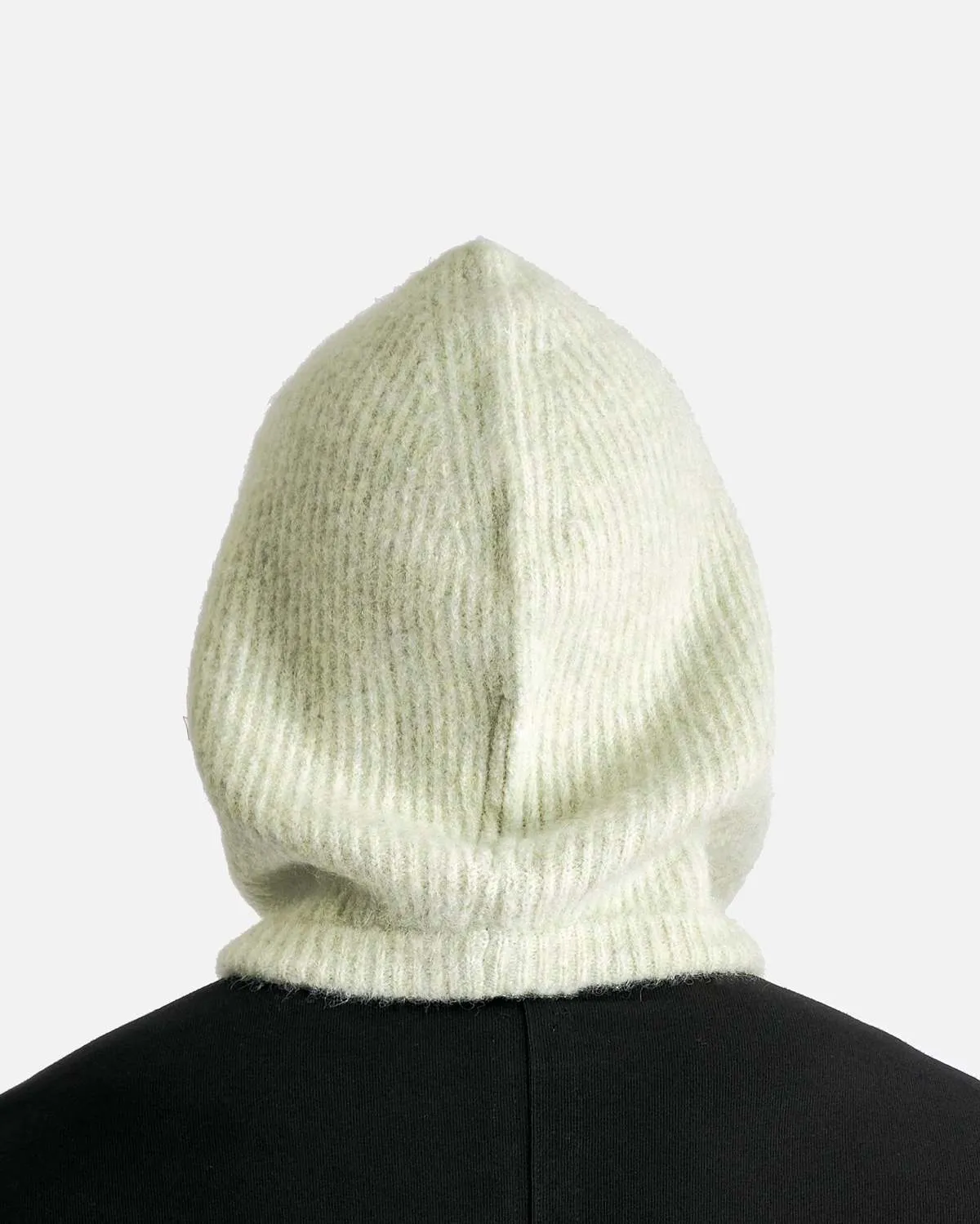 Alpaca Hood - Pale Green