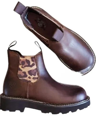 Ariat Women's Fatbaby Gore Boot In Leopard