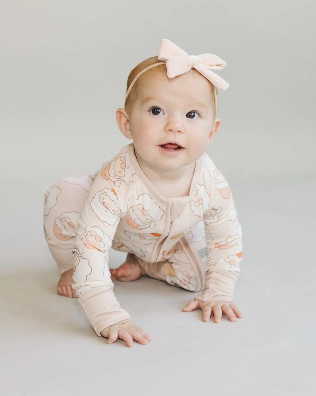 Bamboo Zip Romper | Cute Santa