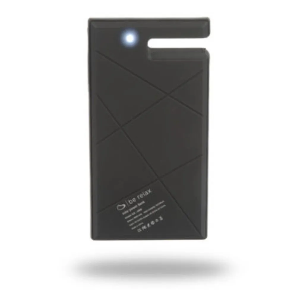 Be Relax Solar Power Bank Black Blacksize Small