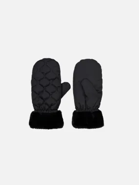 Beck Sondergaard Makara Puff Mittens - Black: XS/S