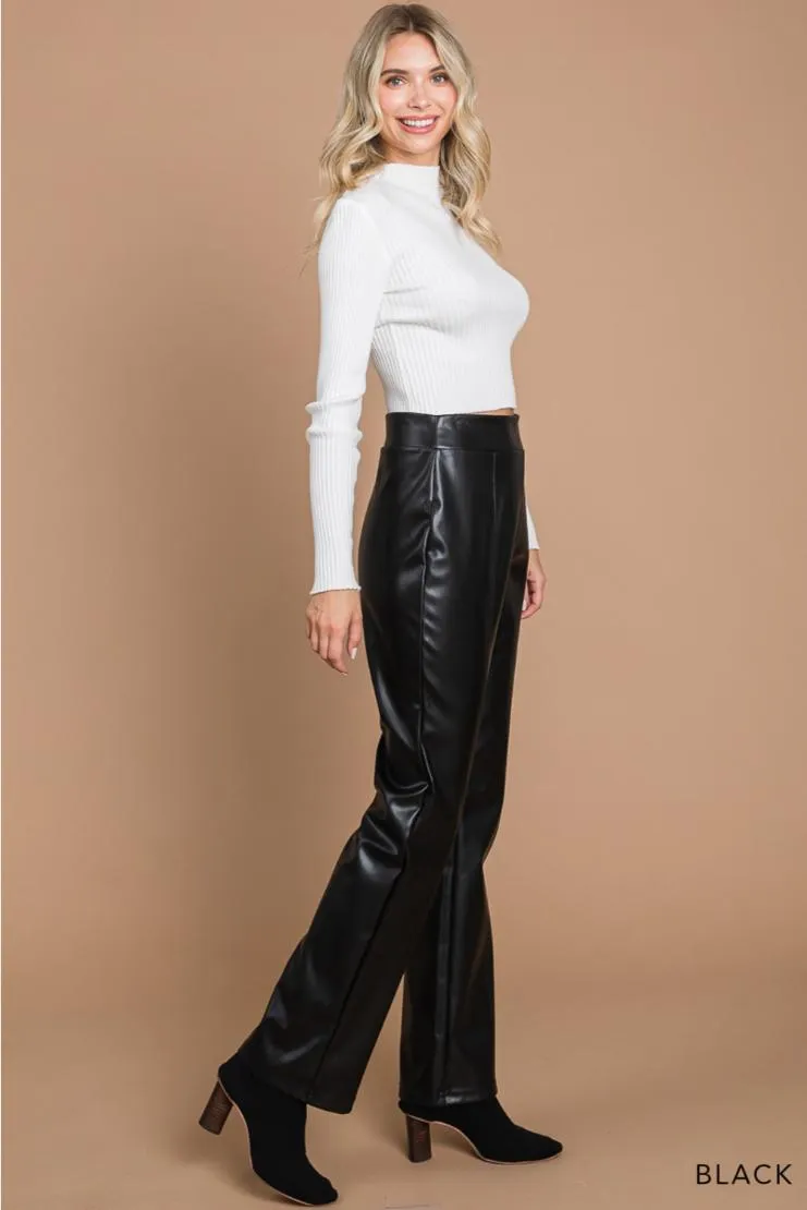 Bobby Faux Leather Pants