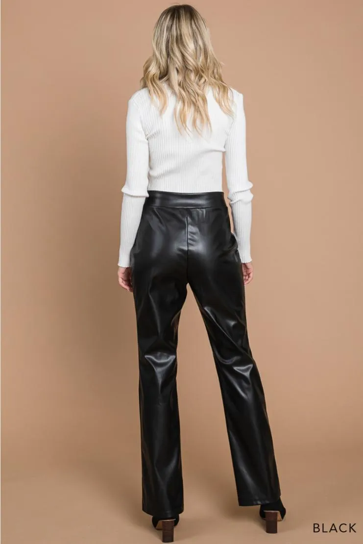 Bobby Faux Leather Pants