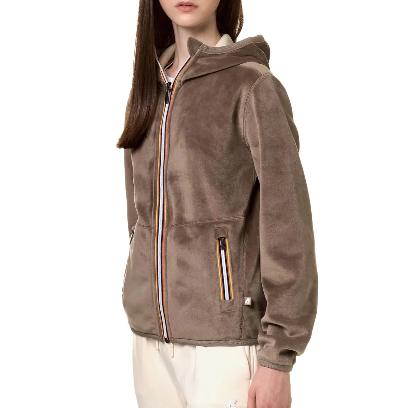 BOMBER LILY VELOUR POLAR PILE Donna Beige