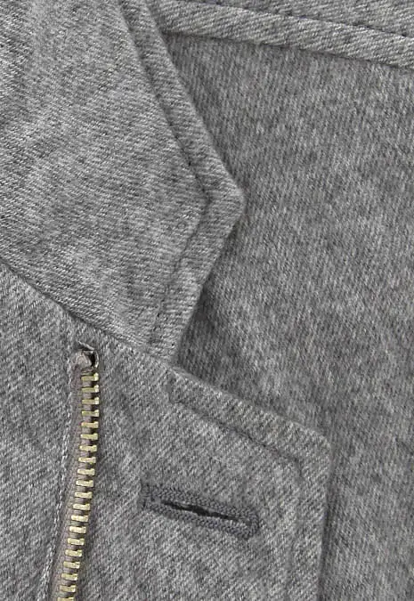 Borrelli Light Gray Coat – Size: 40 US / 50 EU