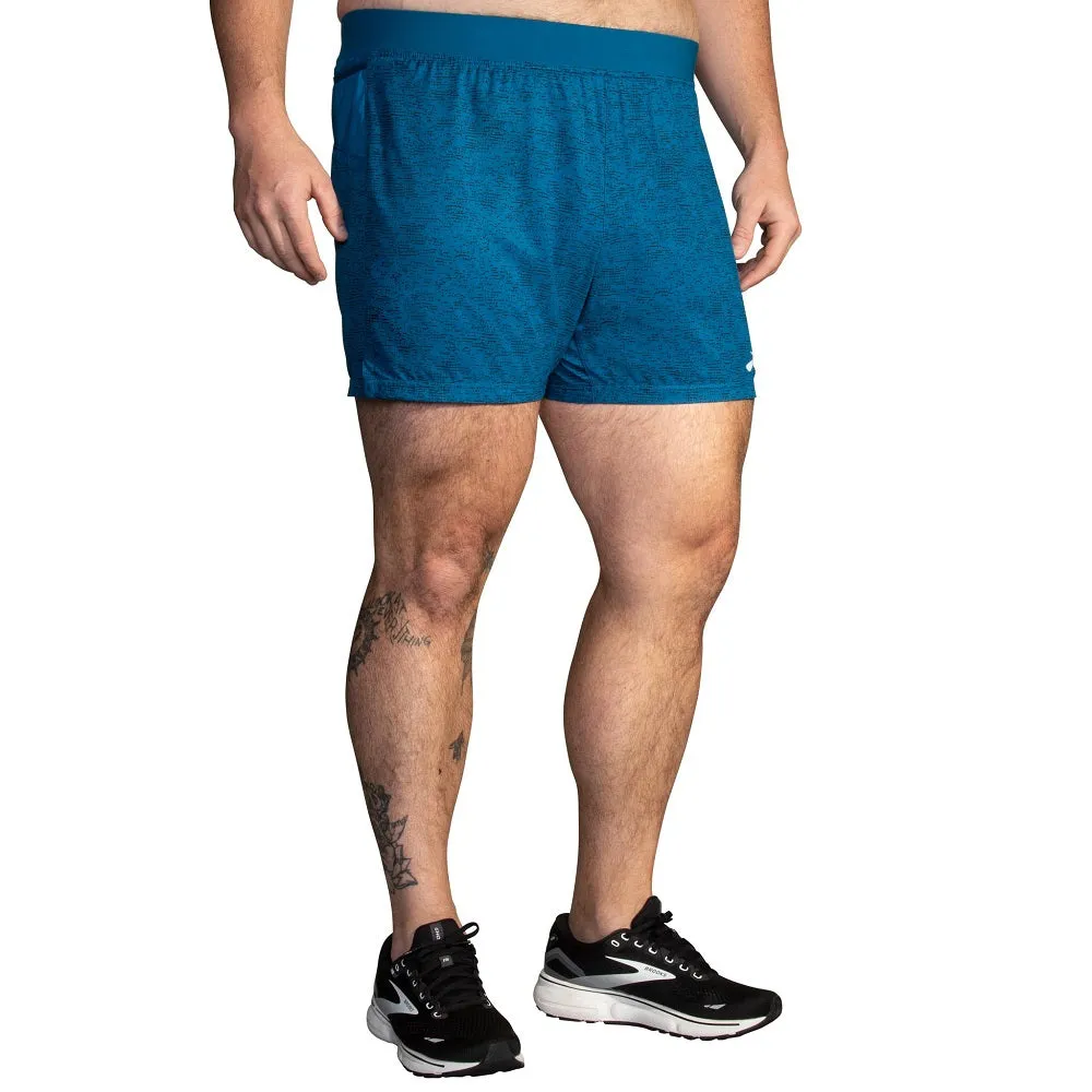 Brooks Sherpa 5 pulgadas short Azul