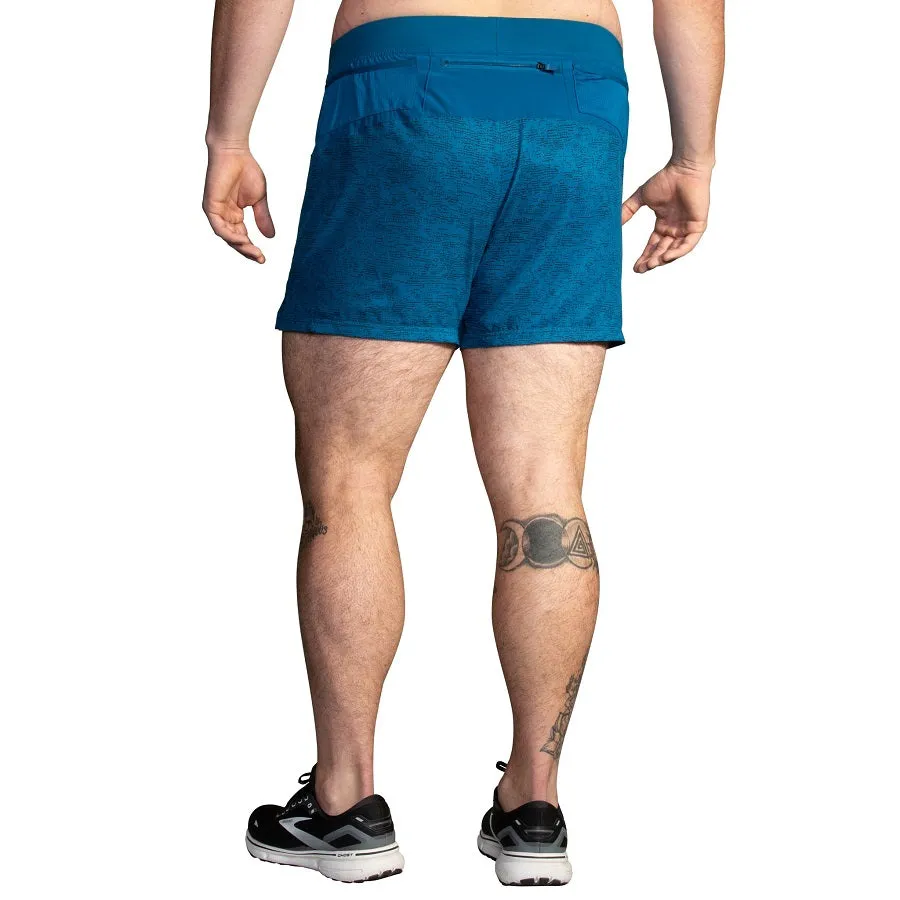 Brooks Sherpa 5 pulgadas short Azul