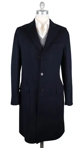 Brunello Cucinelli Navy Blue Coat