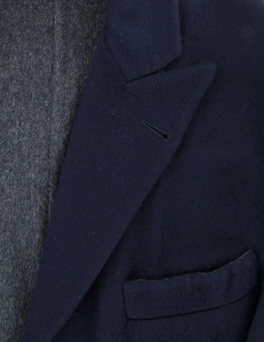 Brunello Cucinelli Navy Blue Coat