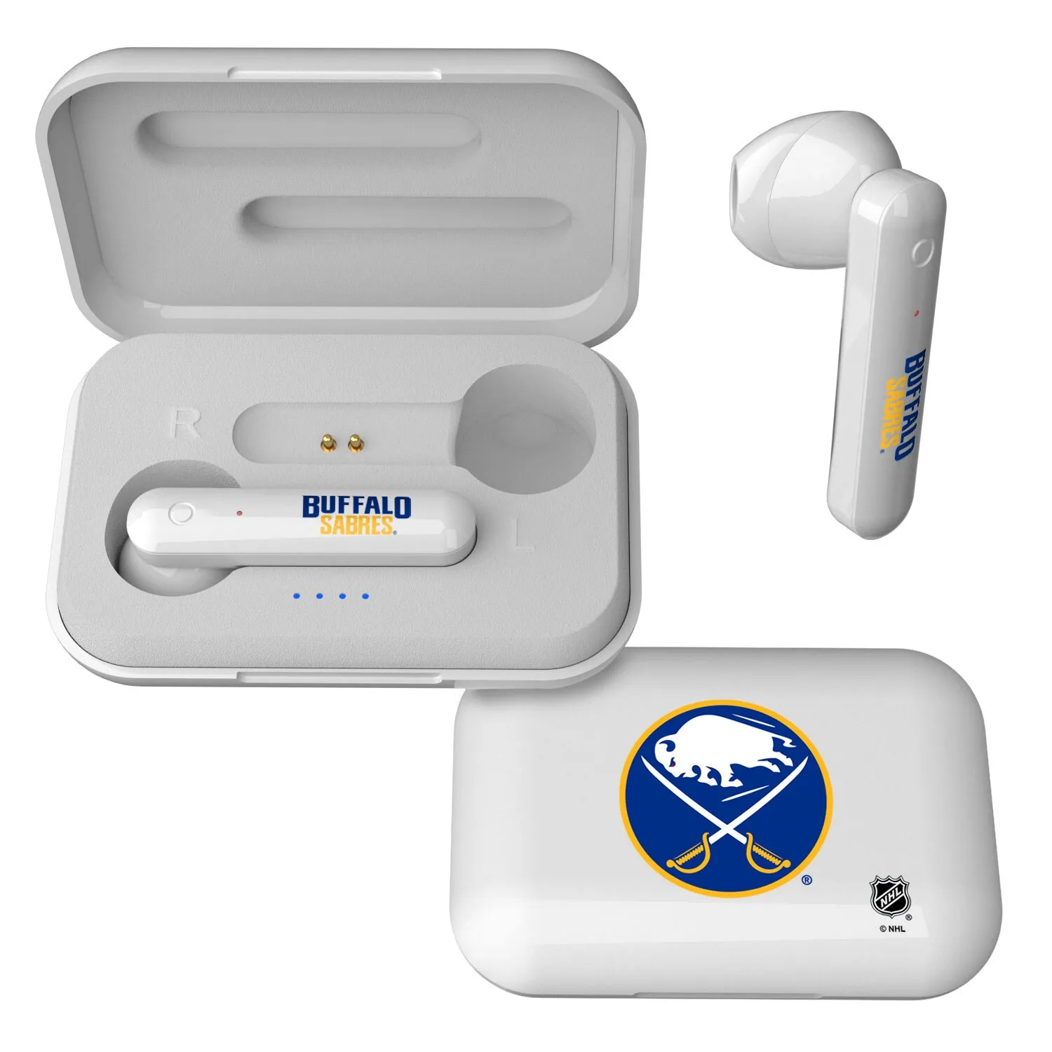 Buffalo Sabres Keyscaper  Wireless TWS Insignia Design Earbuds