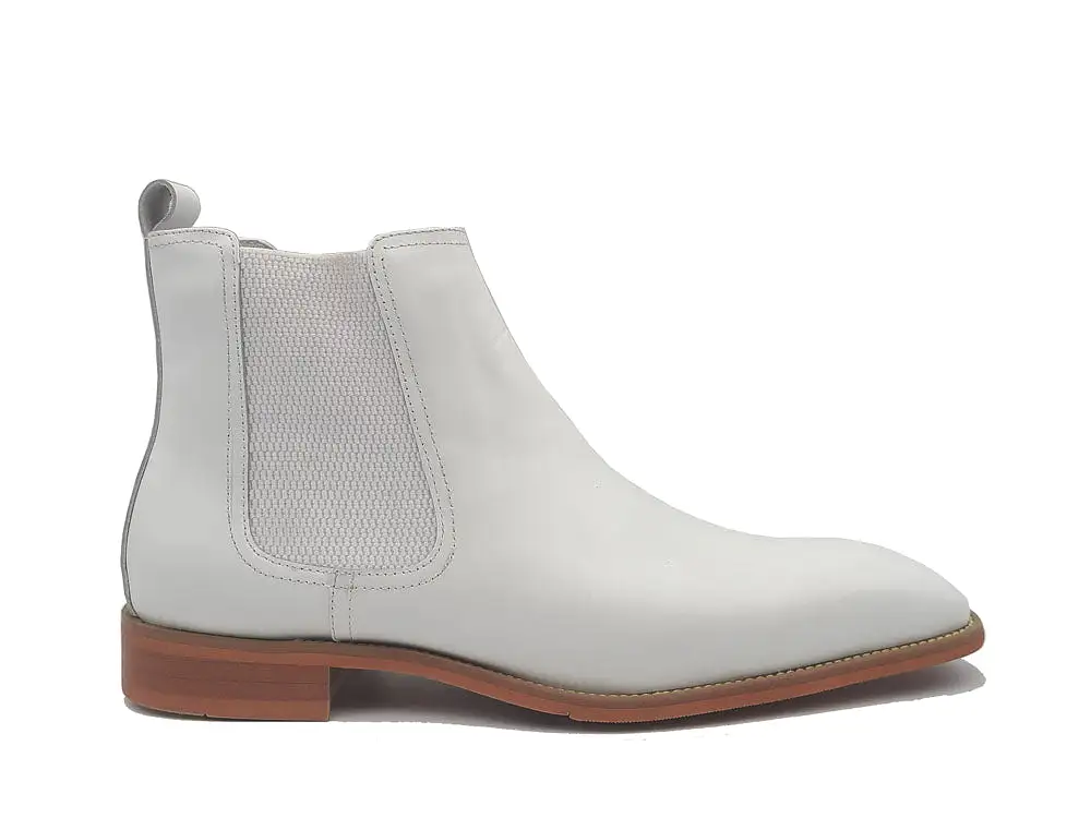 Calfskin Leather Chelsea Boot