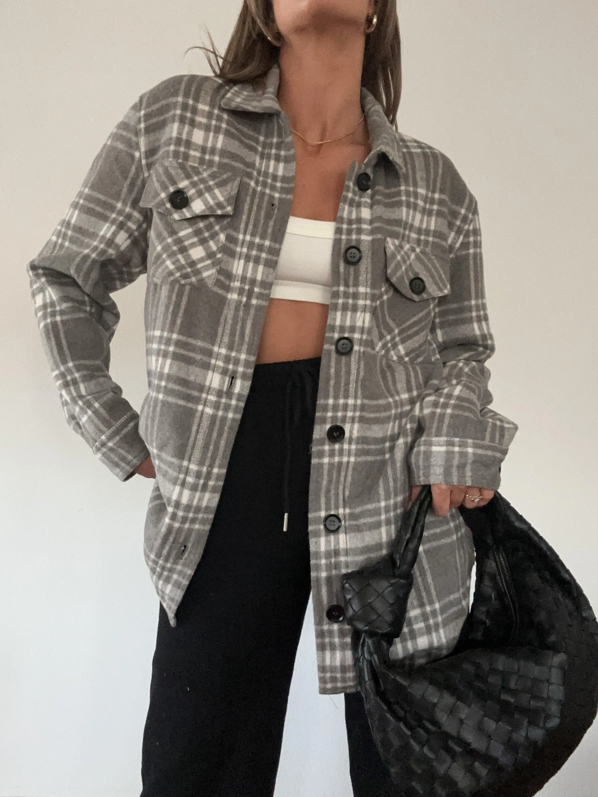 California Living Flannel Shacket - FINAL SALE