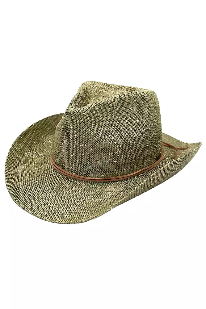 C.C | Sequin Cowgirl Hat