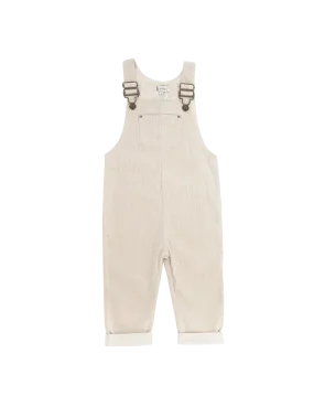 Charlie Unisex Cord Dungaree - Sand