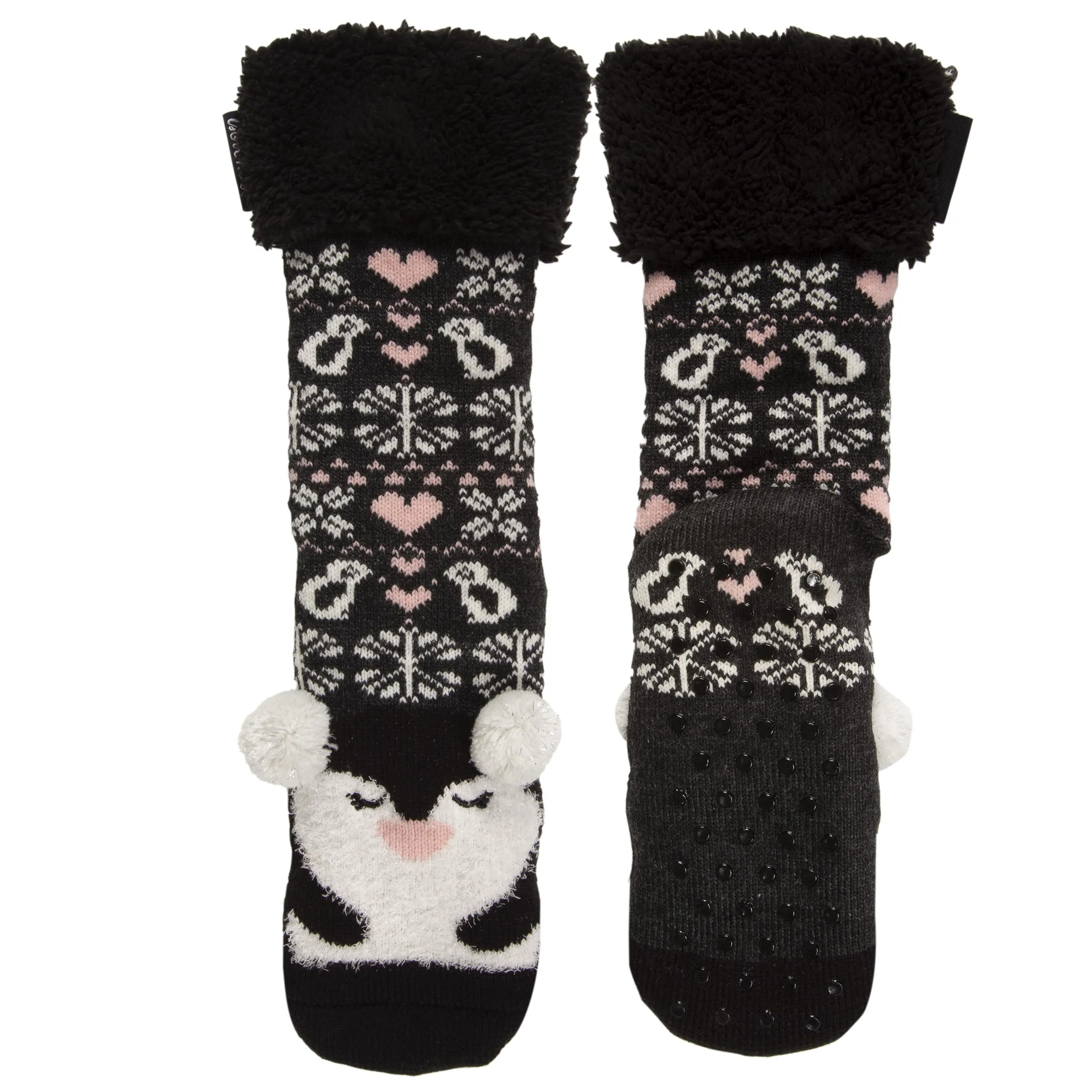 Chaussettes fourrées Femme Pingouin