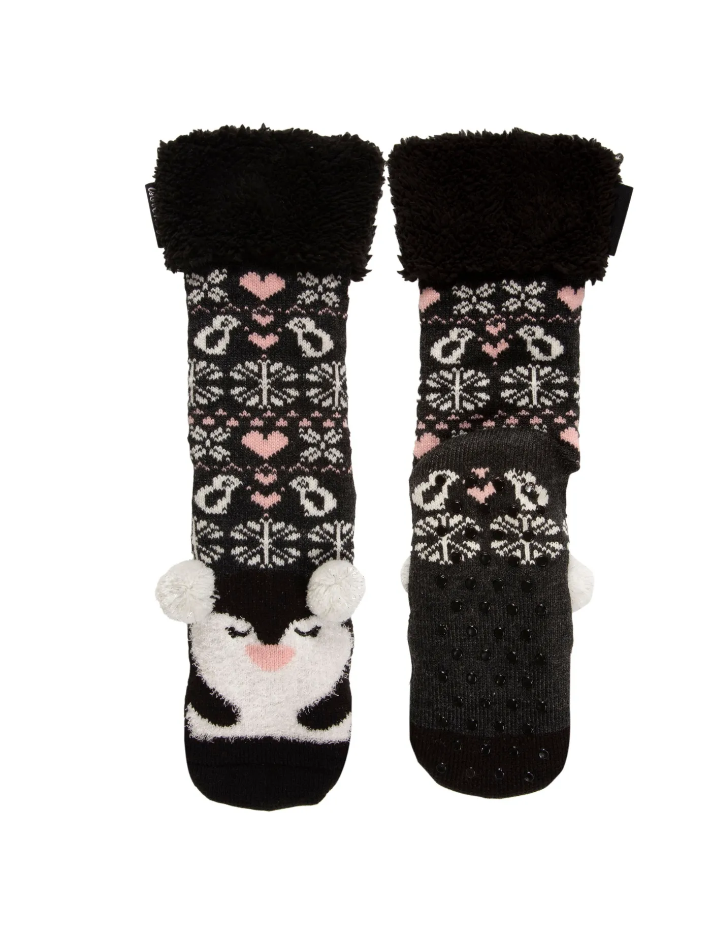 Chaussettes fourrées Femme Pingouin