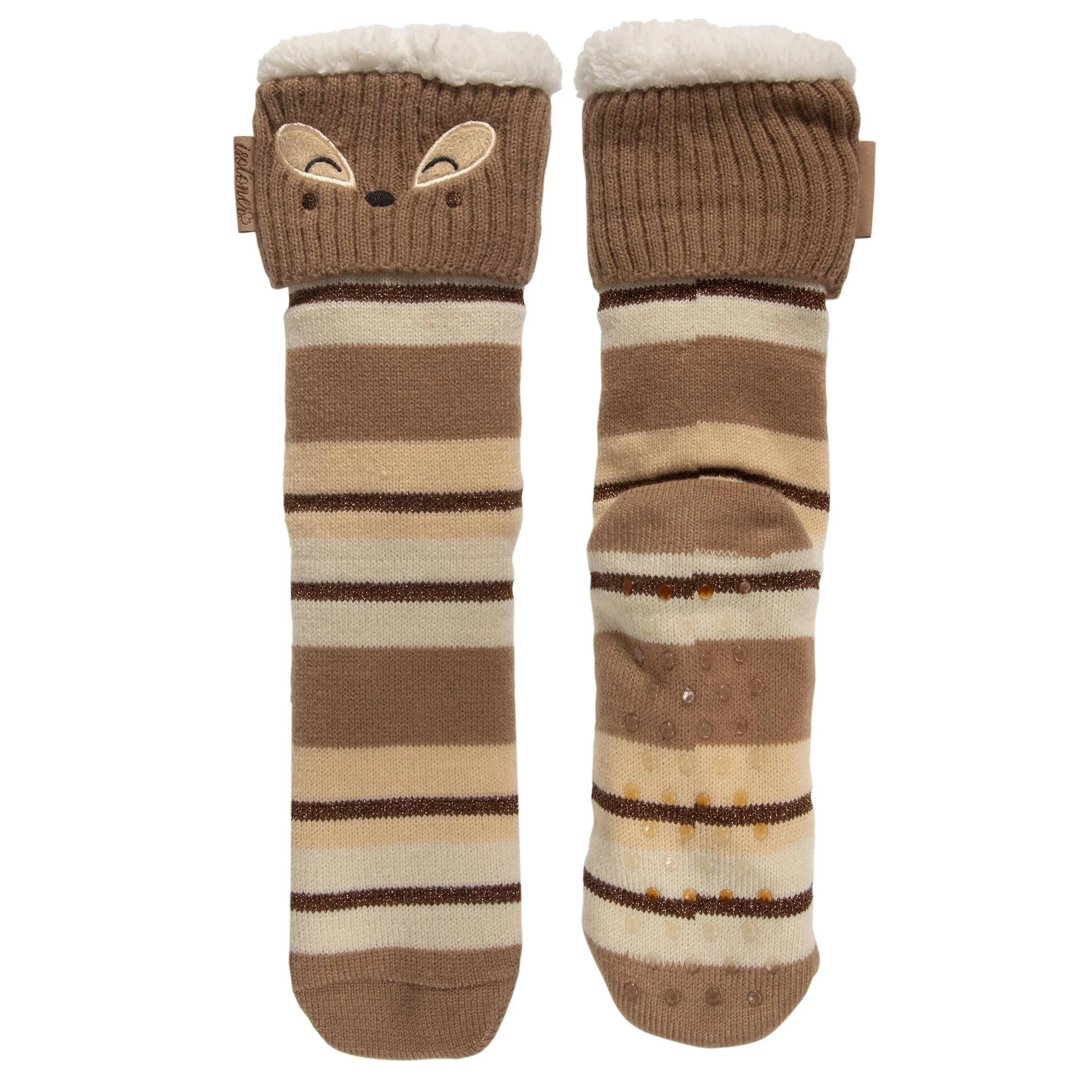 Chaussettes fourrées Femme Renard