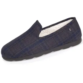 Chaussons charentaises Homme Tartan chaud