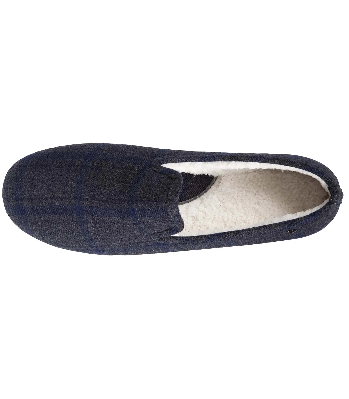 Chaussons charentaises Homme Tartan chaud