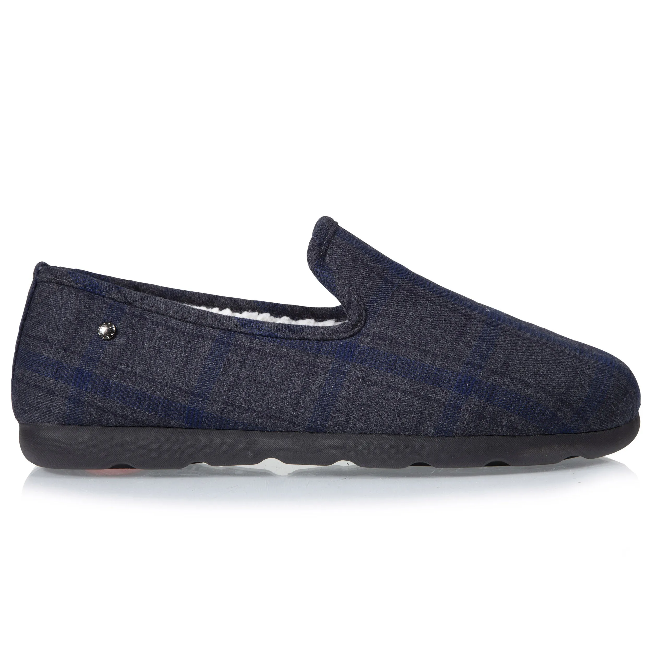 Chaussons charentaises Homme Tartan chaud