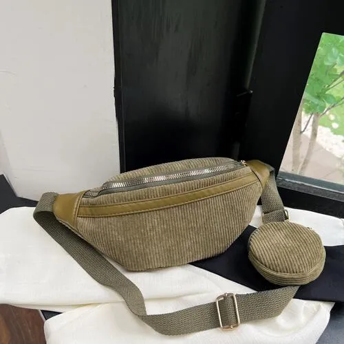 Corduroy Sling Bag