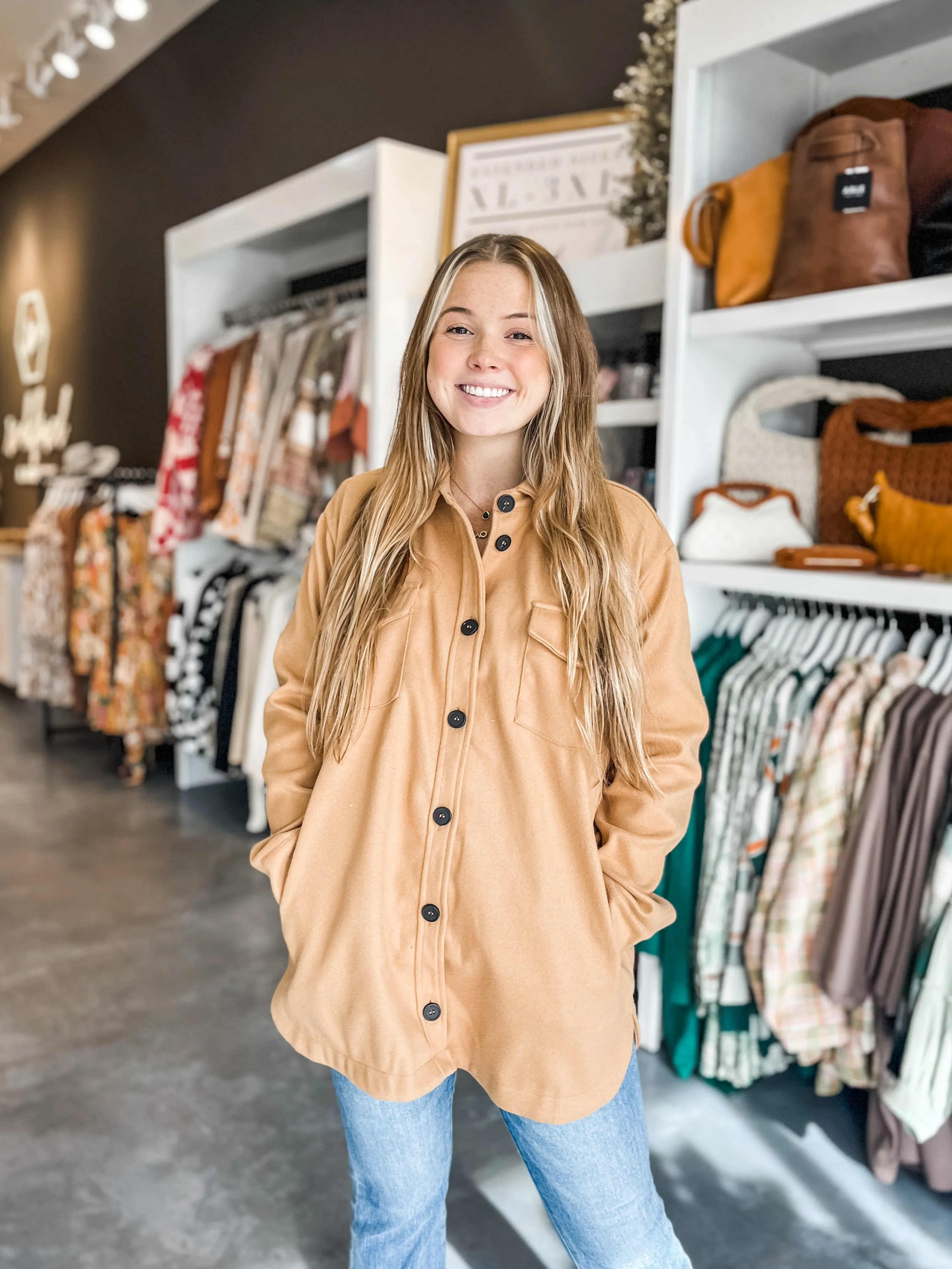 Coziest Weather Button Shacket