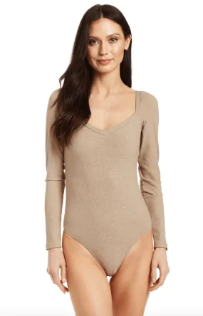 Drew Crawford Bodysuit in Latte