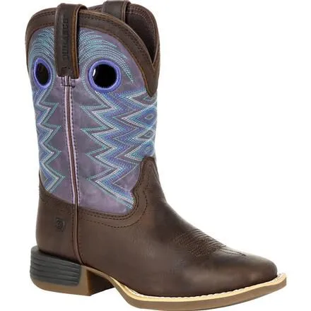 Durango Lil' Rebel Pro Big Kid's Amethyst Western Boot