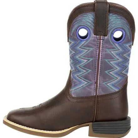 Durango Lil' Rebel Pro Big Kid's Amethyst Western Boot