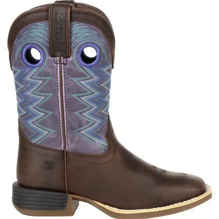 Durango Lil' Rebel Pro Big Kid's Amethyst Western Boot