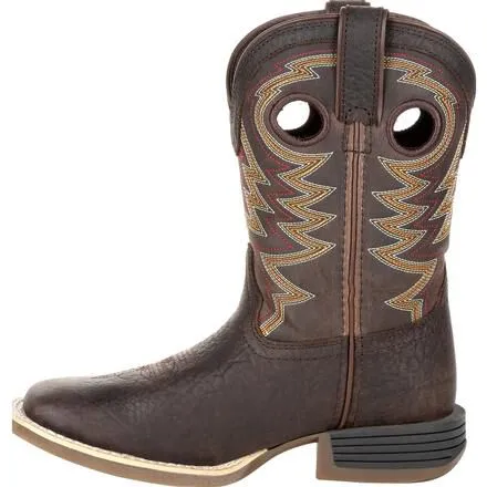 Durango® Lil' Rebel Pro™ Little Kid's Brown Western Boot