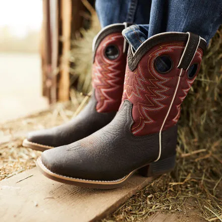 Durango® Lil' Rebel Pro™ Little Kid's Red Western Boot