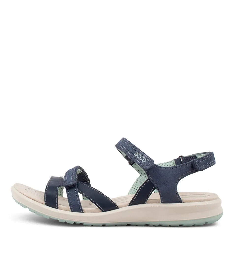 ECCO Cruise W Marine Ice Flower Leather Sandals