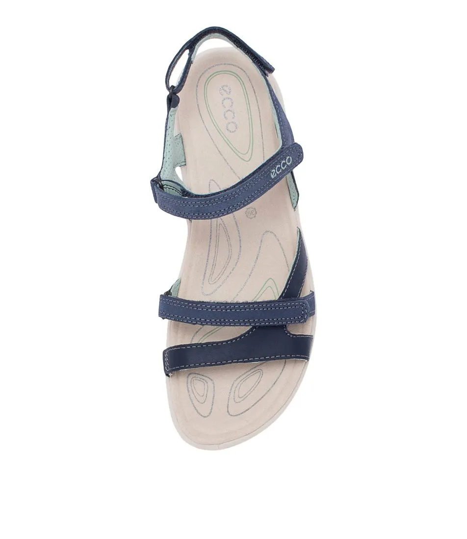 ECCO Cruise W Marine Ice Flower Leather Sandals