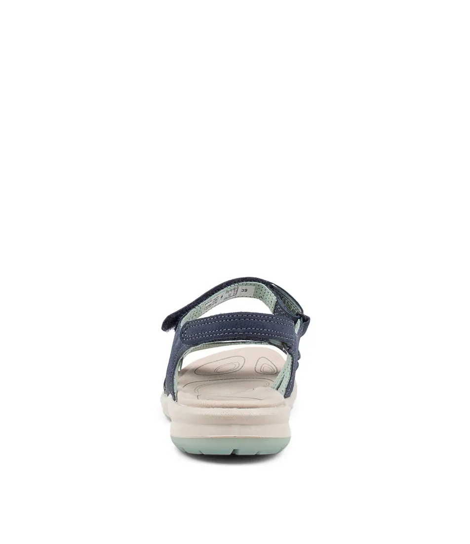 ECCO Cruise W Marine Ice Flower Leather Sandals