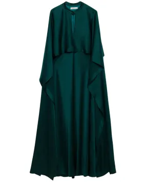 Emerald Amory Cape Dress