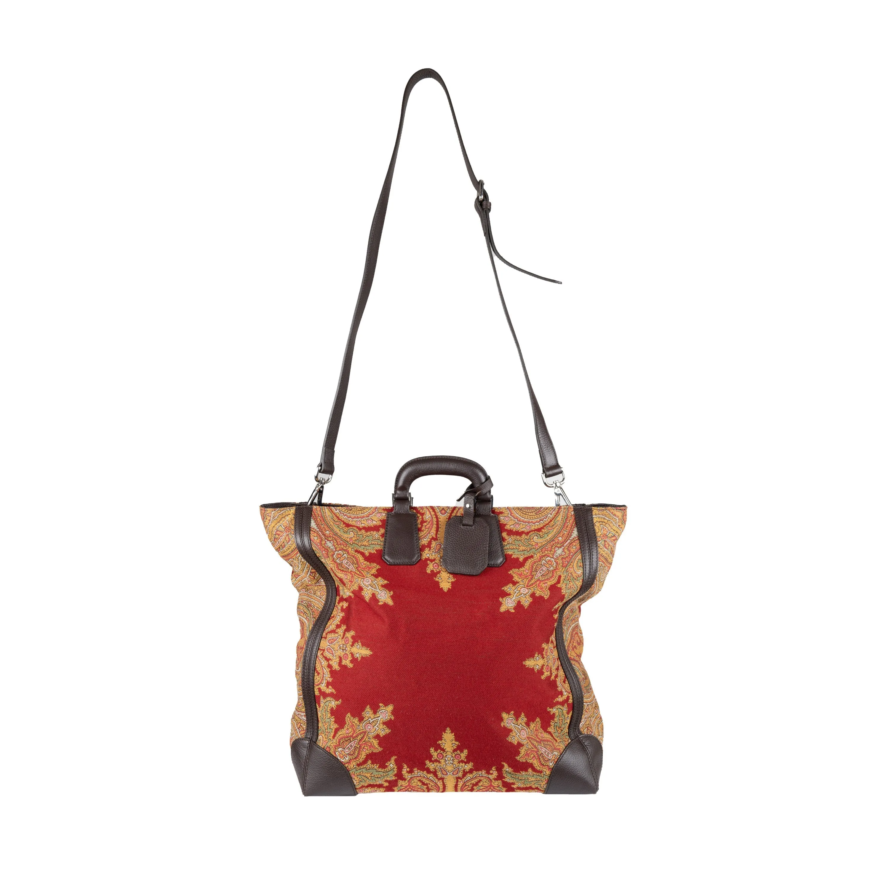 Etro Paisley Print Canvas Tote Bag - '10s