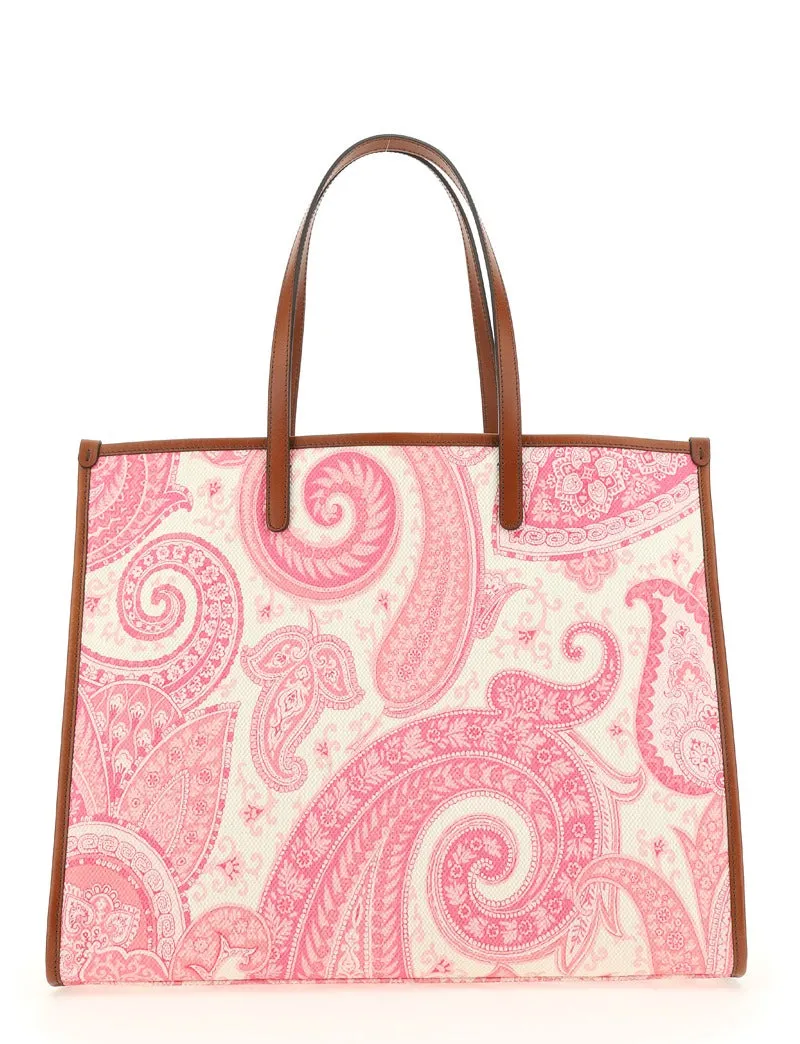 Etro Paisley Printed Tote Bag