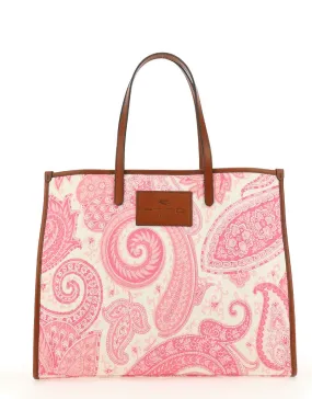 Etro Paisley Printed Tote Bag