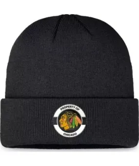 Fanatics Men's NHL Fanatics Chicago Blackhawks Authentic Pro Training Camp Cuffed Knit Hat