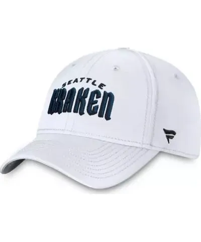 Fanatics Men's NHL Fanatics Seattle Kraken Wordmark Flex Hat