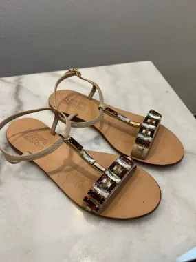 Ferragamo Embellished Sandals - size 38