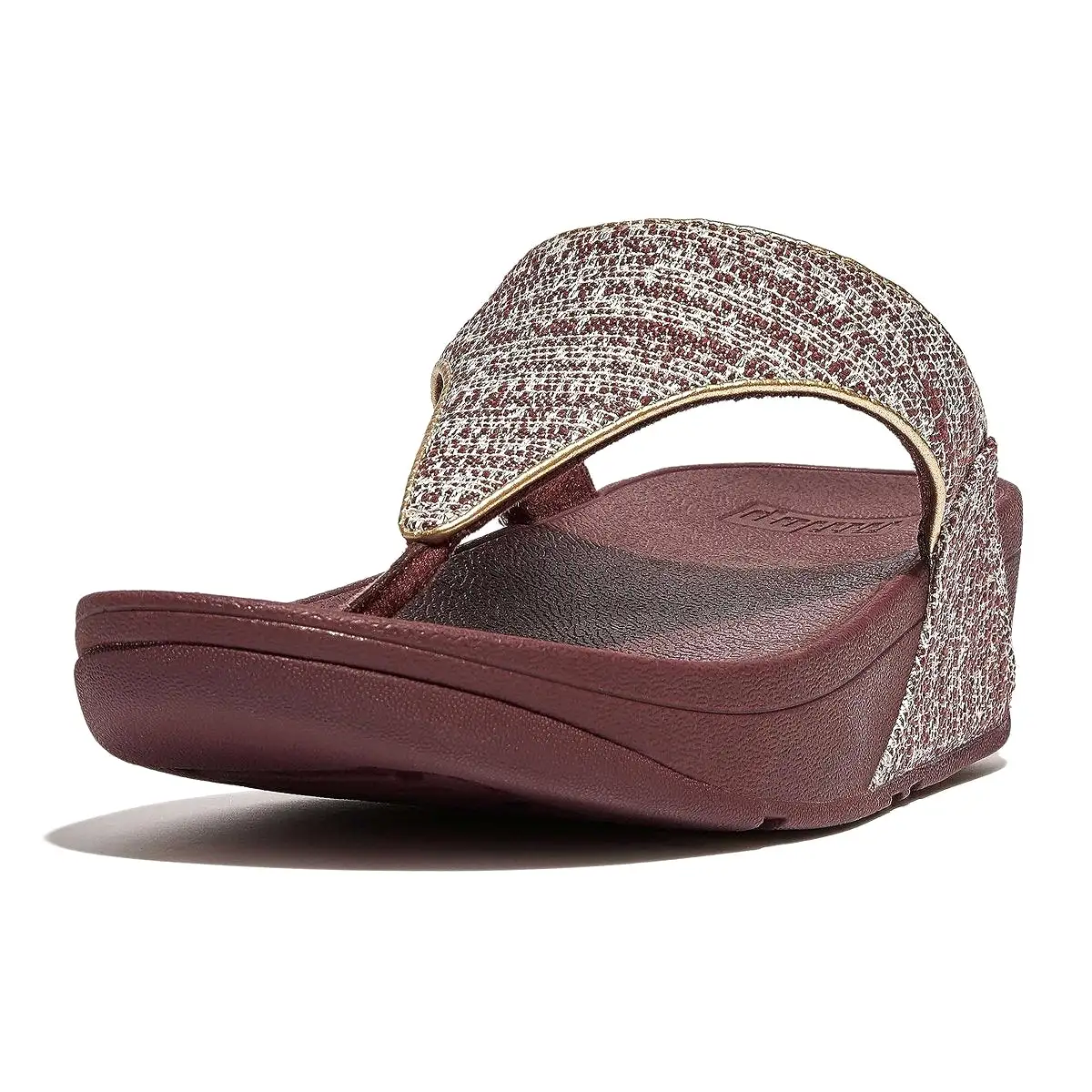 FitFlop Women's Lulu Brown Shimmerweave