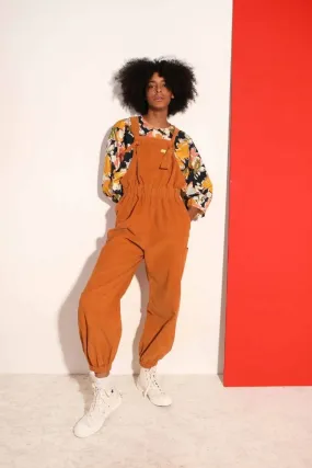 F.Markey Bruno Dungarees - Ochre: Size 10