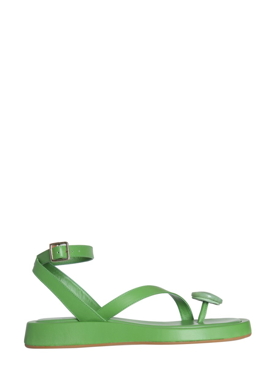 GIA BORGHINI    ROSIE 18 GIA/RHW LEATHER SANDALS