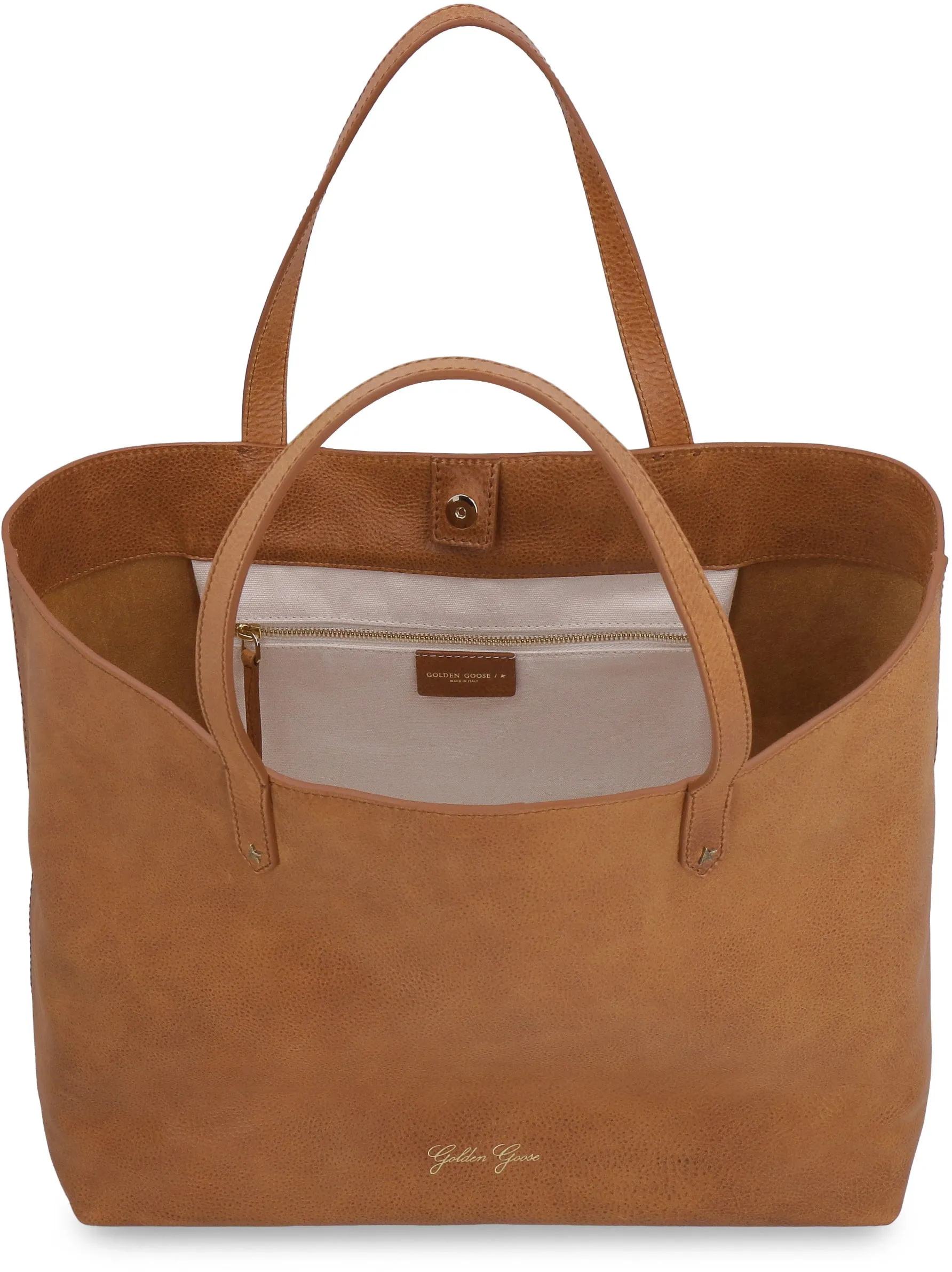 Golden Goose Deluxe Brand Logo Detailed Tote Bag