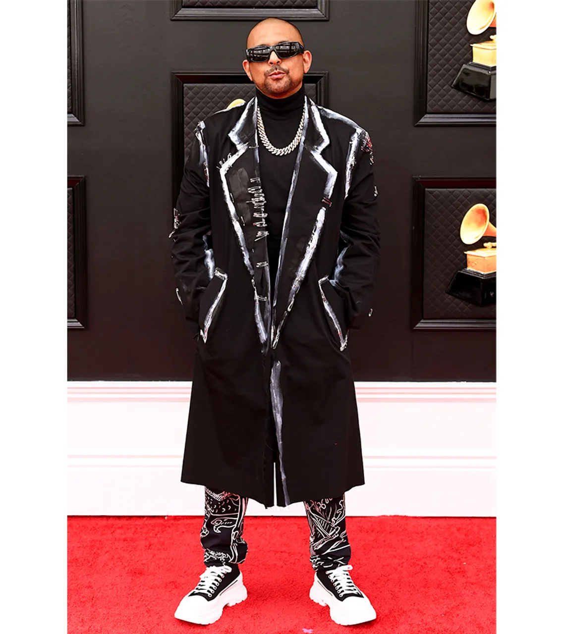 Grammy Awards 2022 Sean Paul Trench Coat